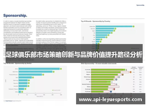 足球俱乐部市场策略创新与品牌价值提升路径分析