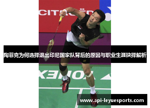 陶菲克为何选择退出印尼国家队背后的原因与职业生涯抉择解析